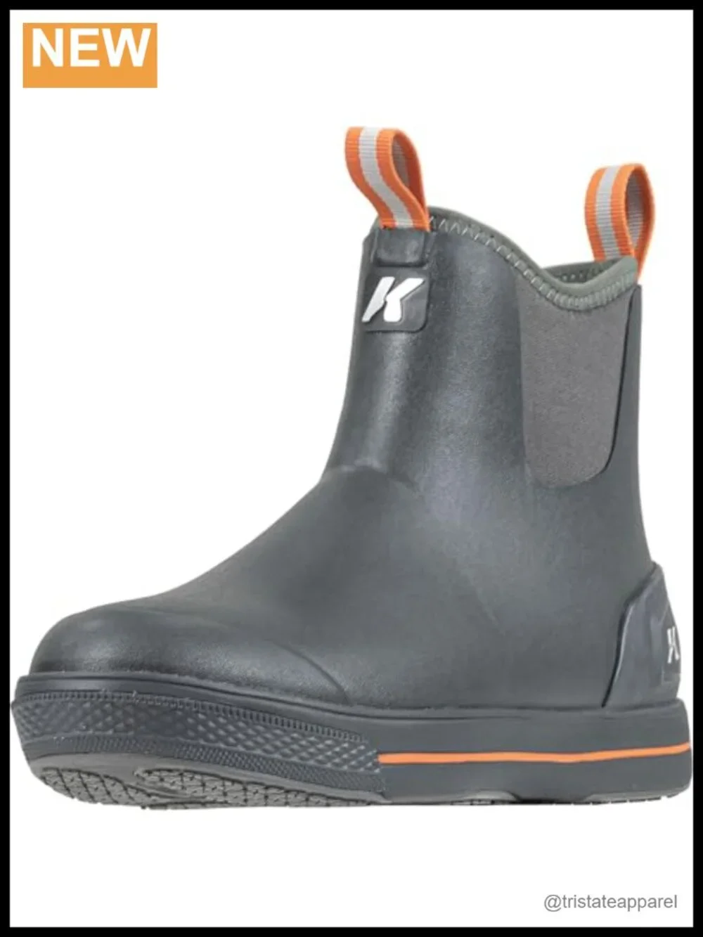 Women's Waterproof Ankle Boots Fleece Lined Winter Pull-On Rubber Chelsea